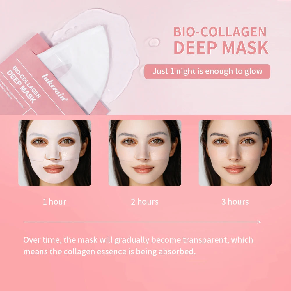 Bio-Collagen Real Deep Collagen Hydrating Overnight Hydrogel Mask