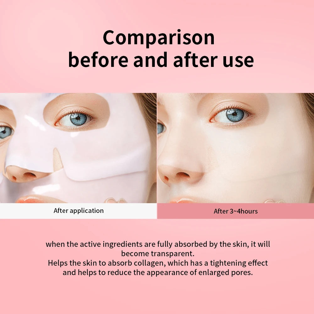 Bio-Collagen Real Deep Collagen Hydrating Overnight Hydrogel Mask